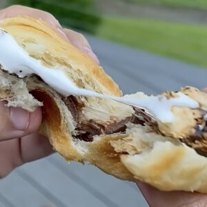 Campfire Croissant smores